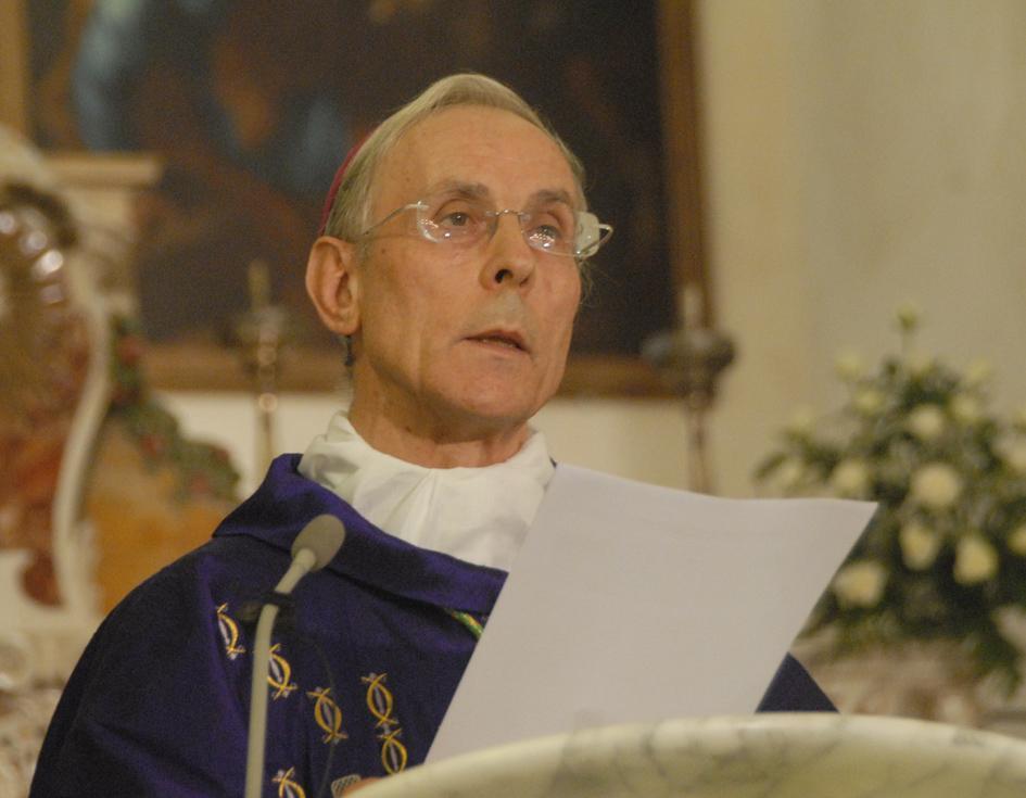 Monsignor Ignazio Sanna, arcivescovo di Oristano