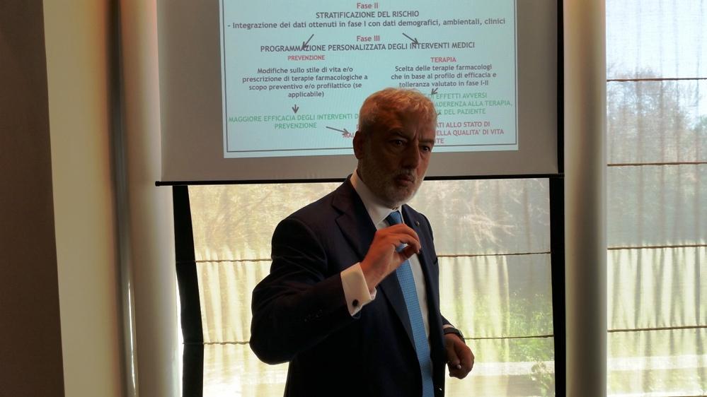 Lucio Rispo durante la conferenza stampa di oggi