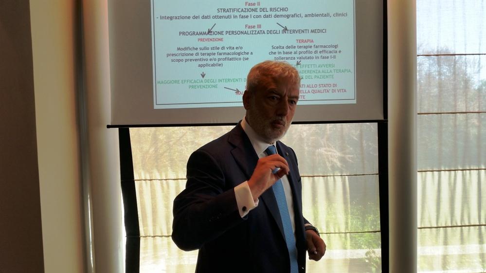 Lucio Rispo durante la conferenza stampa di oggi