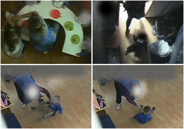 I maltrattamenti in 4 fermo immagine del video diffuso dalla Procura