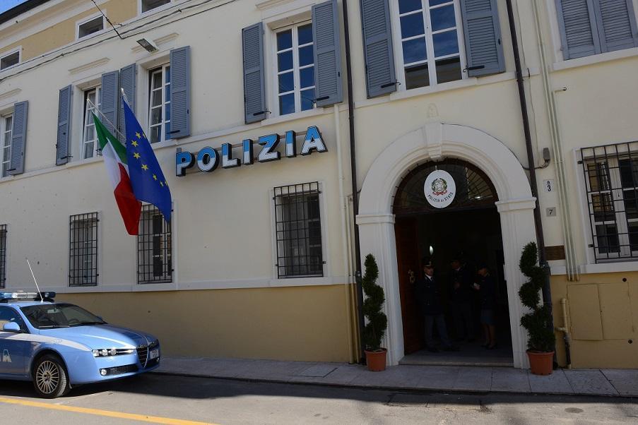 La sede del commissariato di Mirandola