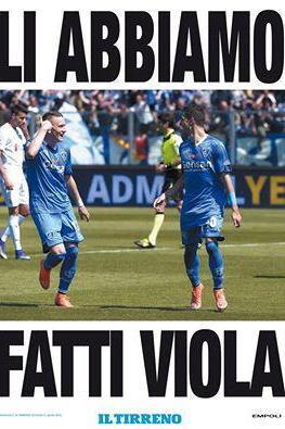 La locandina celebrativa in regalo agli sportivi