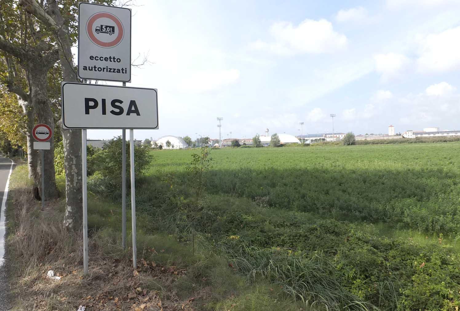 L’area a Porta a Lucca dov’è prevista la costruzione della Moschea a Pisa