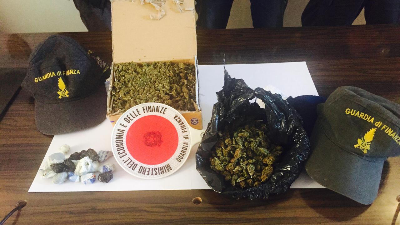 La droga sequestrata