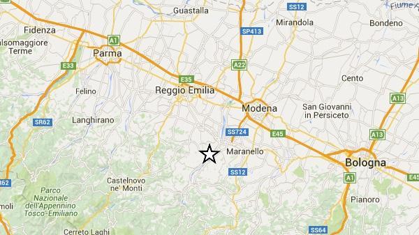 Scossa di terremoto all'alba nel Reggiano