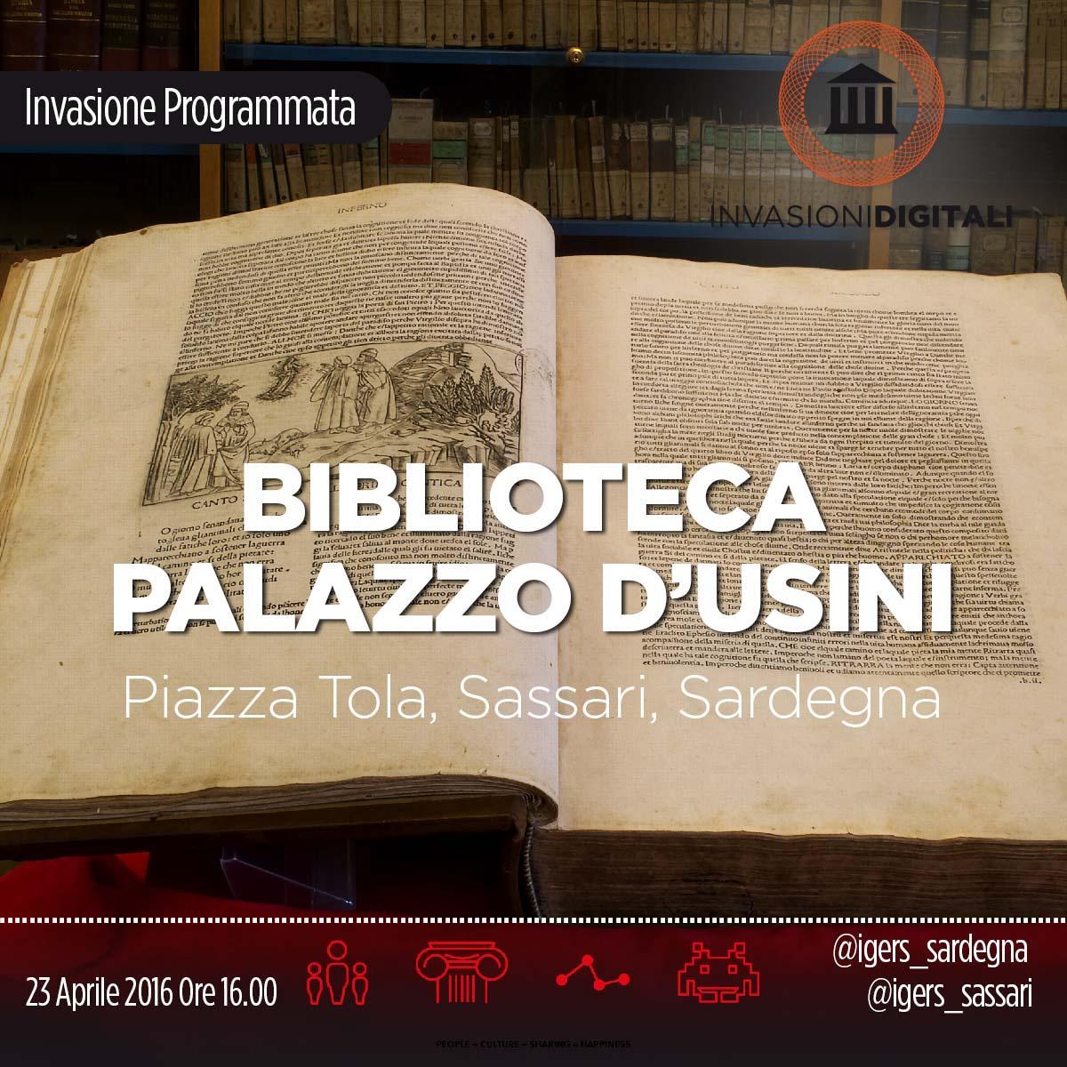 Sassari, "invasione digitale" alla scoperta dei tesori della biblioteca comunale