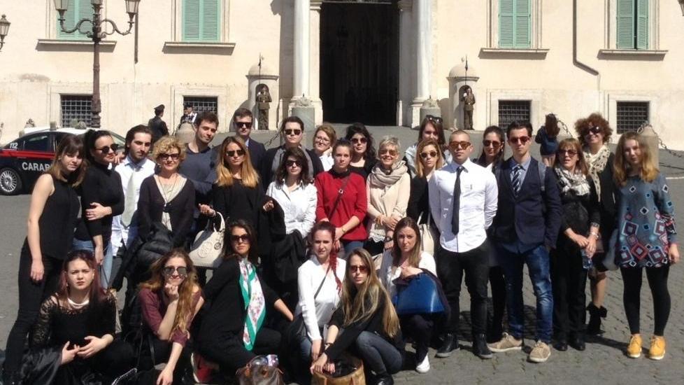 Gli alunni del Foresi a Montecitorio