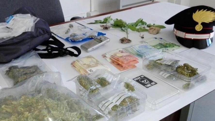 Mezzo chilo di marijuana in casa, arrestato