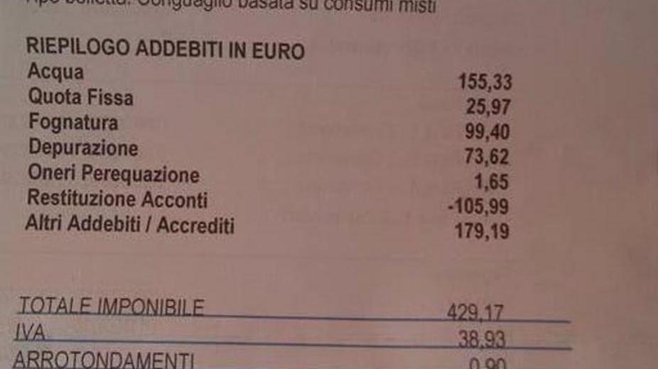 Gaia, arriva il salasso del conguaglio