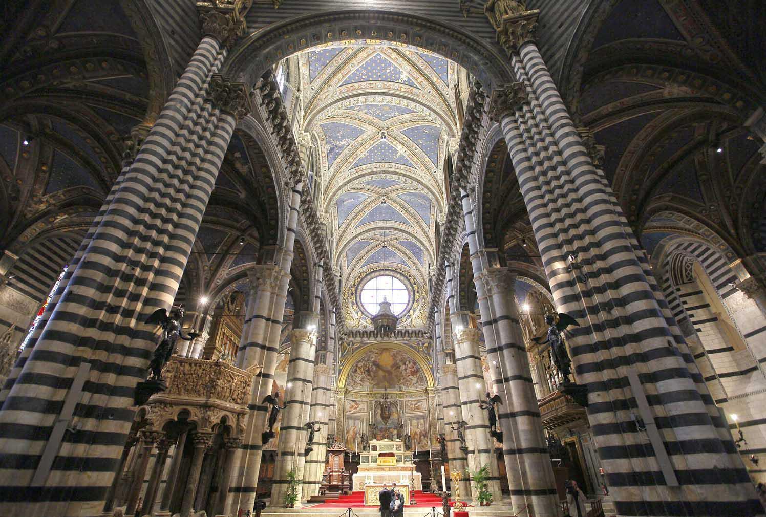 L'interno del Duomo di Siena
