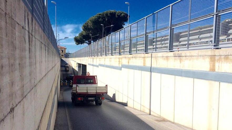 L’accesso del sottopasso di via Forlì (foto Falorni/Silvi)