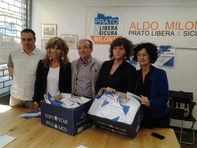 I rappresentanti del centrodestra hanno presentato l'assemblea di lunedì all'Eden