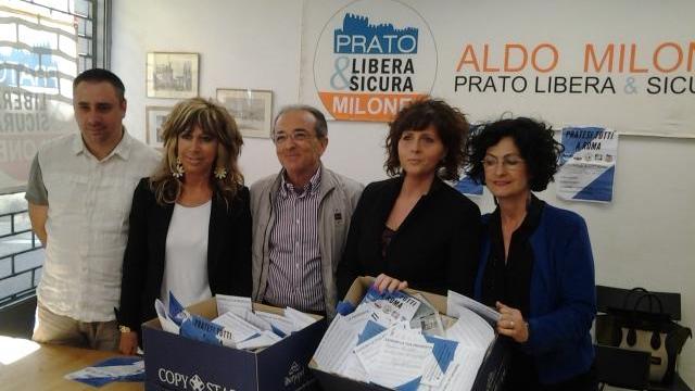 I rappresentanti del centrodestra hanno presentato l'assemblea di lunedì all'Eden