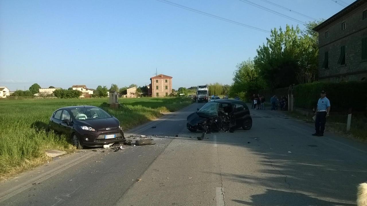 L'incidente sulla via Romana