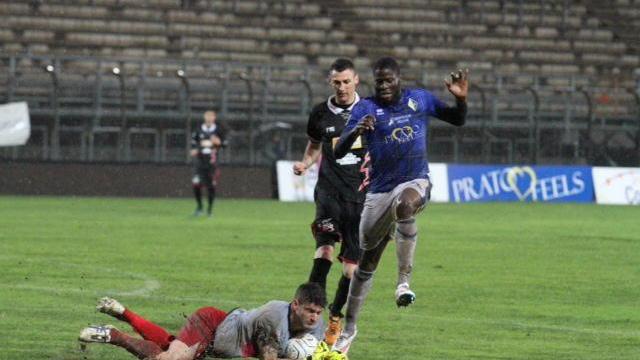 Ogunseye oggi non sarà in campo perché diffidato (foto Batavia)