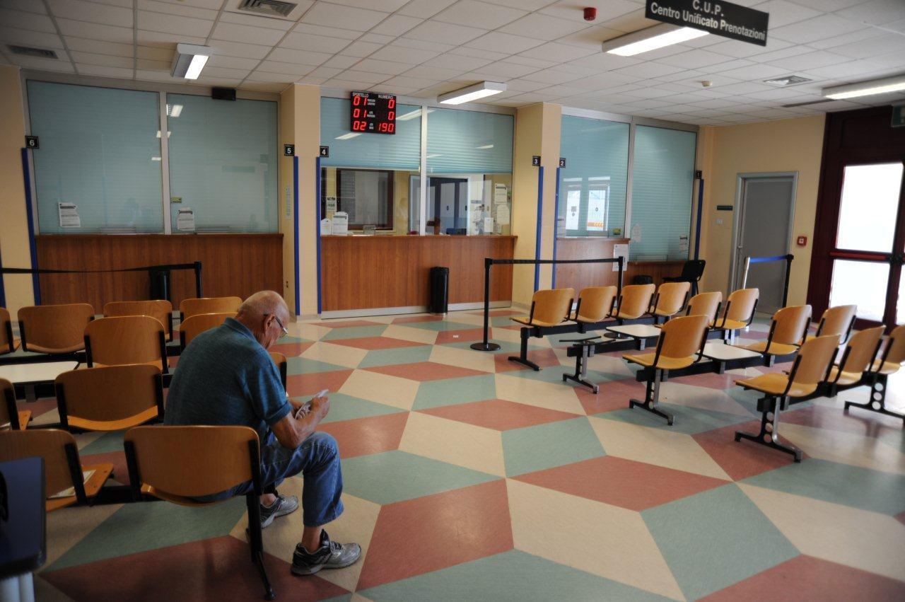 Il Centro unico di prenotazione (Cup) dell'ospedale di Cecina