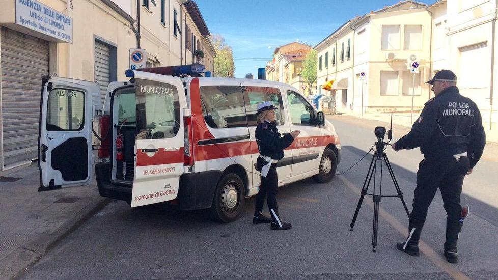 La telecamera del sistema “Targha 193” (Foto Michele Falorni/Silvi)