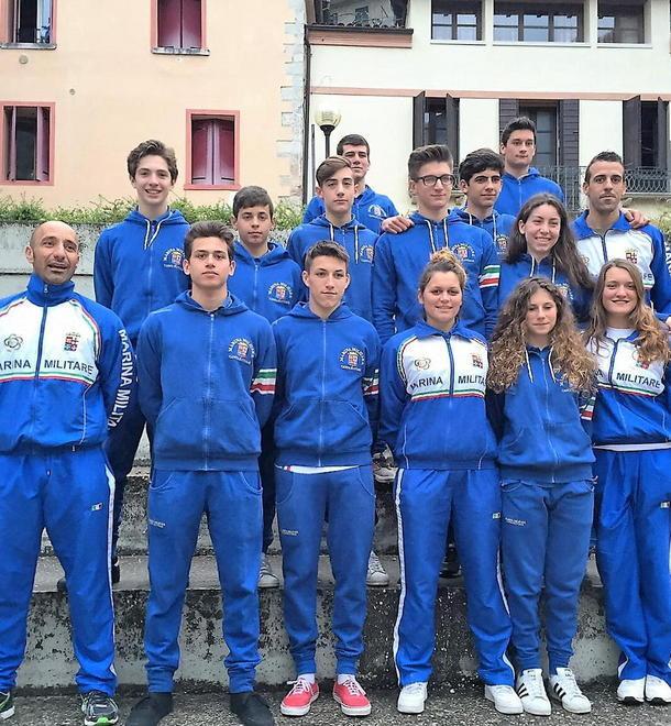 Discesa fluviale, brillano i portacolori della Marina Militare 