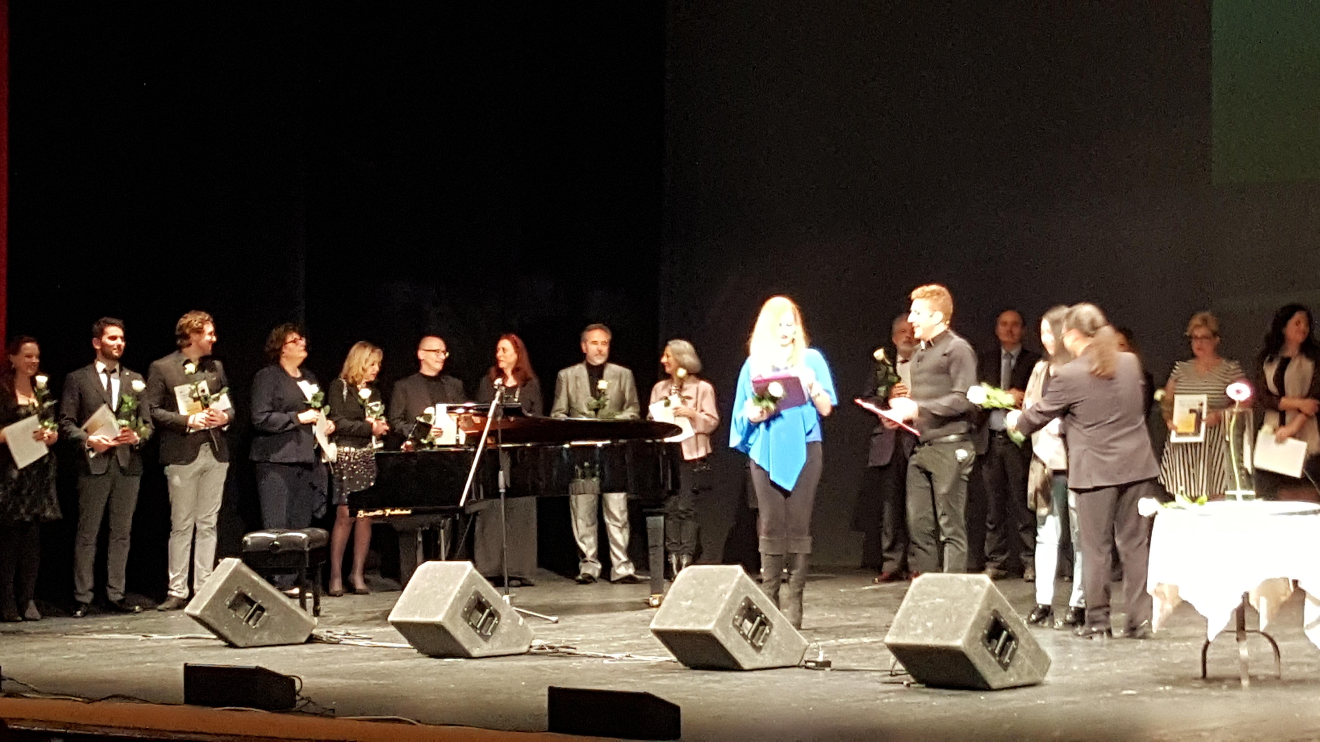 La serata del premio Elisa Turlà al Teatro Politeama (foto A. Nincheri)
