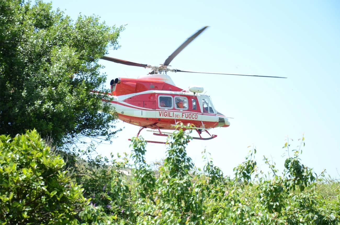 Escursionista cade sul Montalbo, soccorsa dai vigili del fuoco
