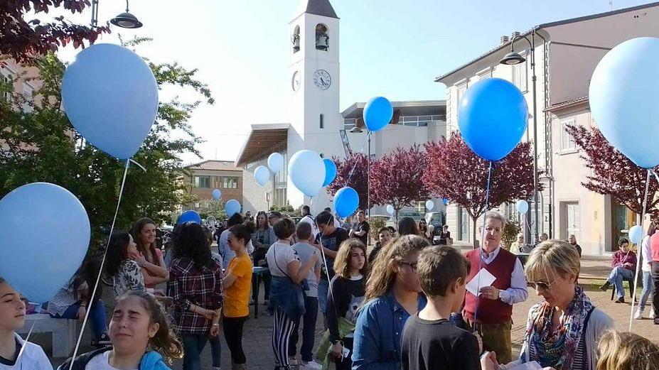 Palloncini anziché pistole