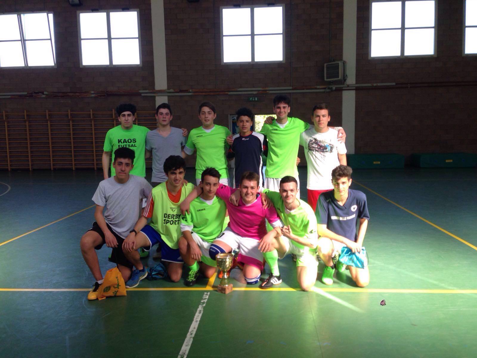 La squadra vincitrice del torneo "Un futuro per Pietro"