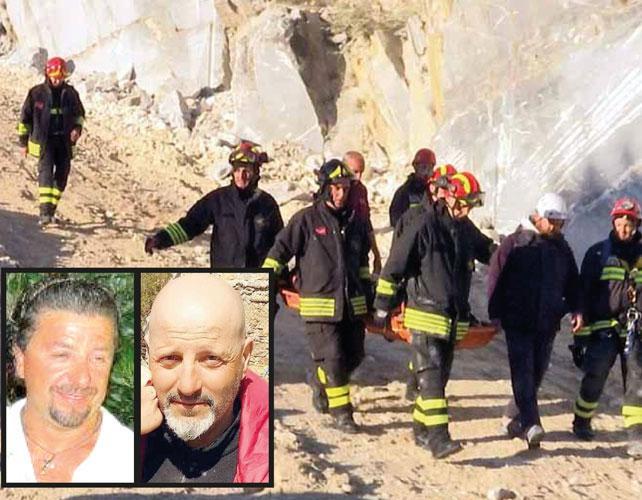 Morti in cava, il giorno dell'addio e del lutto