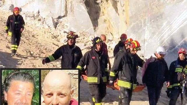 Morti in cava, il giorno dell'addio e del lutto