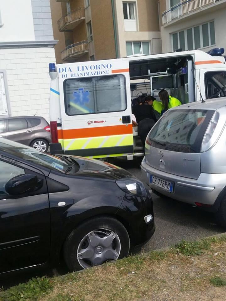 Le due auto coinvolte nel tamponamento