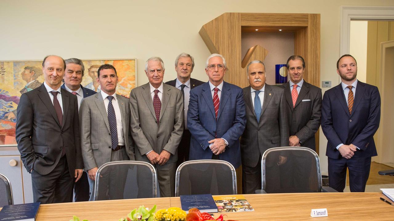 La firma dlel'accordo