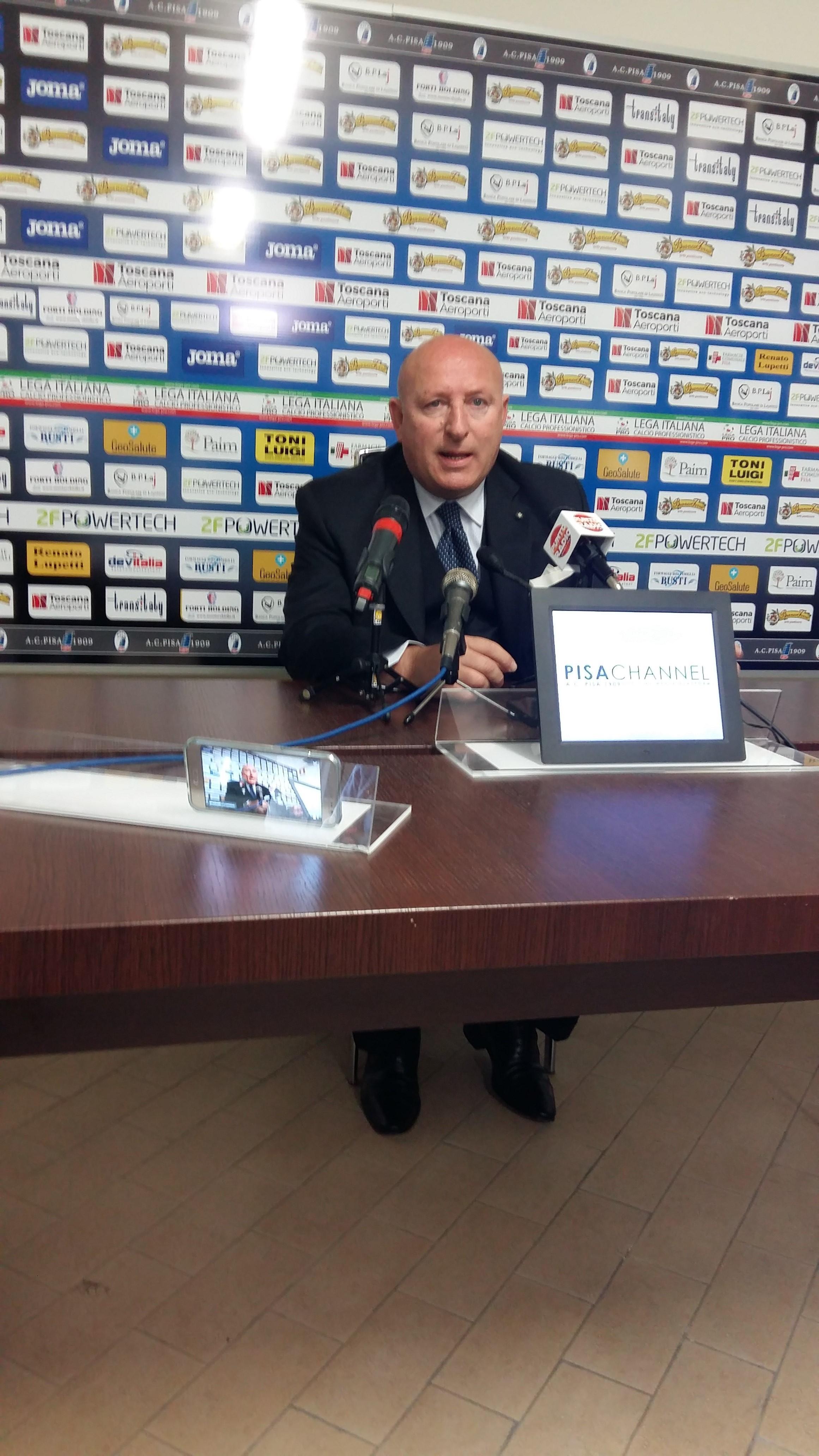Il Dg nerazzurro Lucchesi