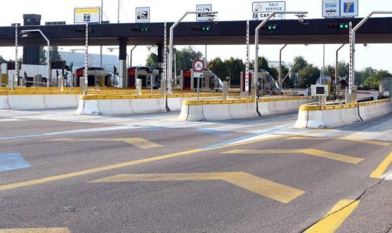 Il casello autostradale di Modena Nord