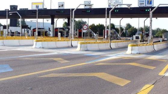 Il casello autostradale di Modena Nord