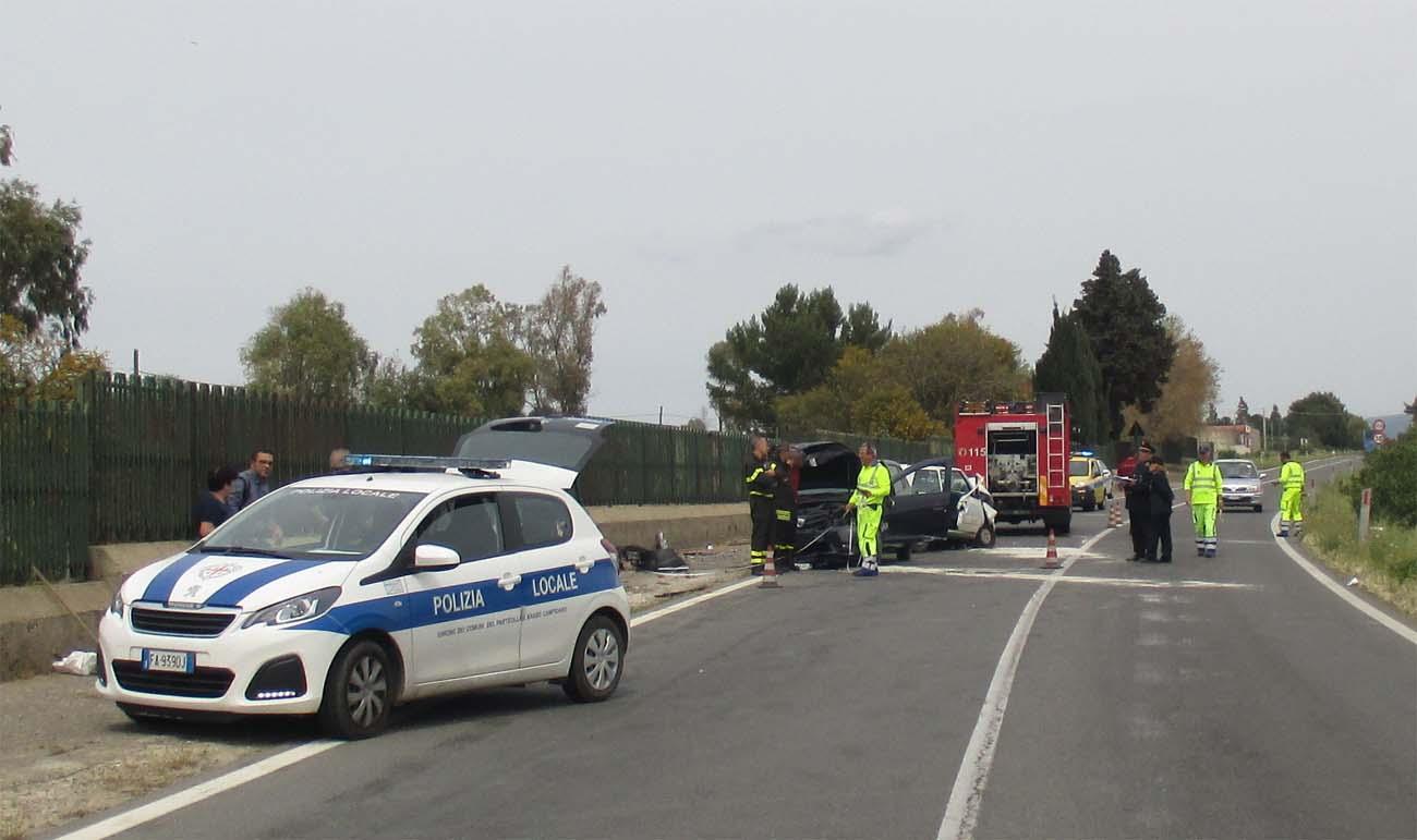 Soleminis, tre donne ferite in due incidenti stradali
