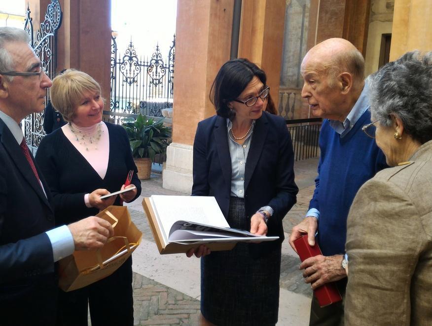 D’Estaing turista al Palazzo Ducale 