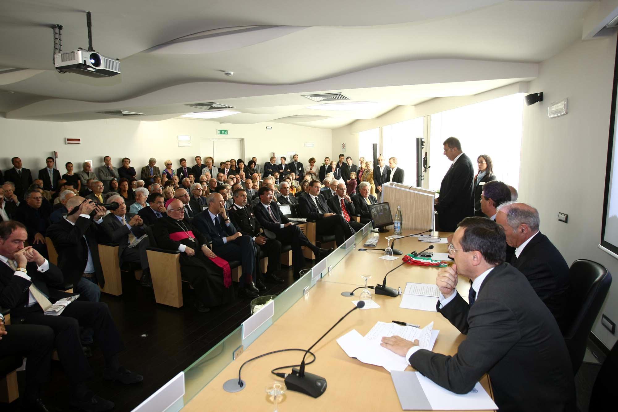La sala convegni del Credito Valdinievole