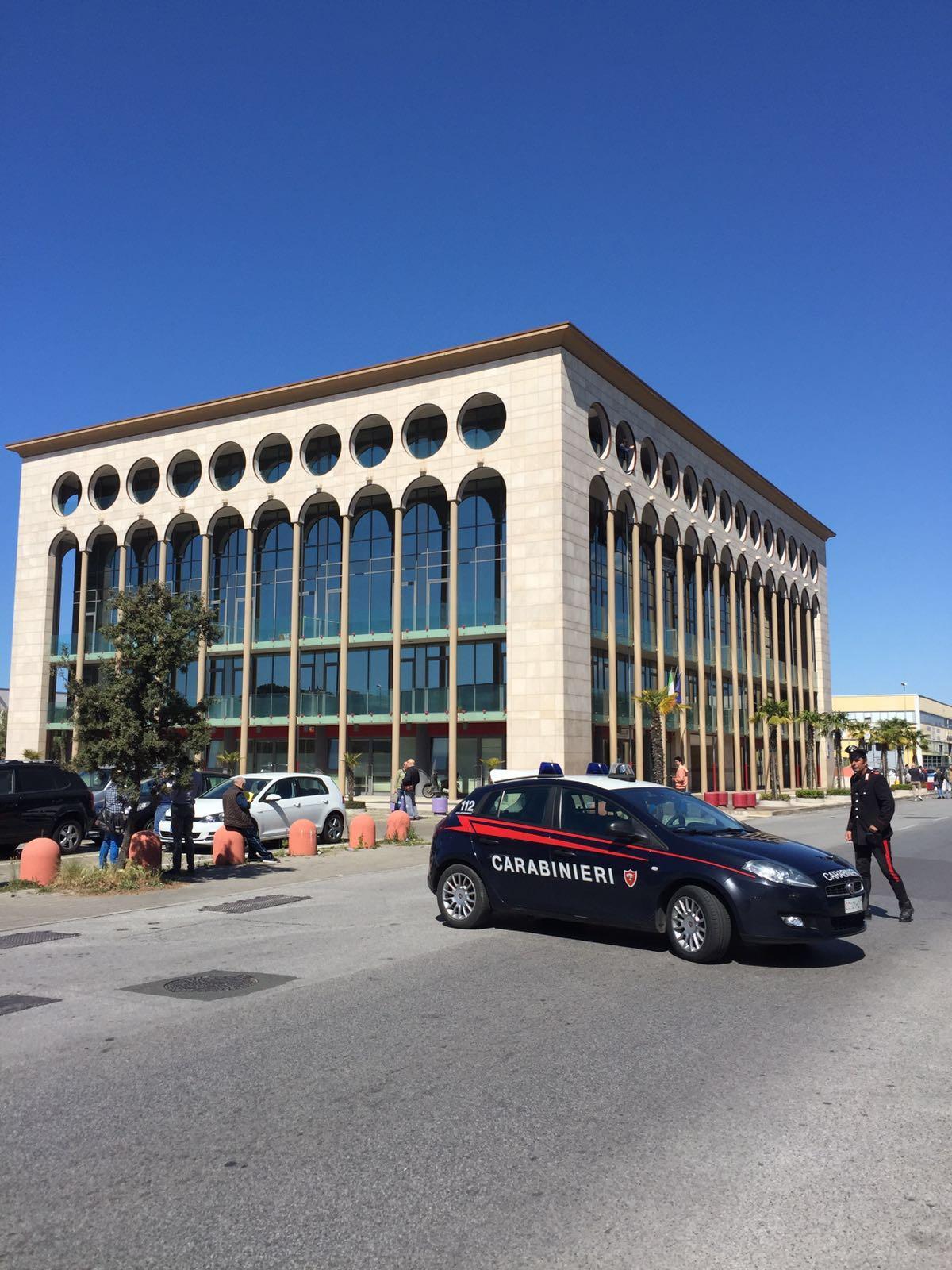 I carabinieri intervenuti al Cotone