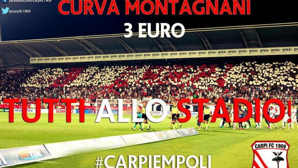 Il Carpi chiama a raccolta gli sportivi