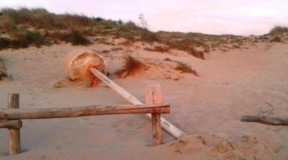 L’inciviltà vive tra le dune, pali divelti e abbandonati