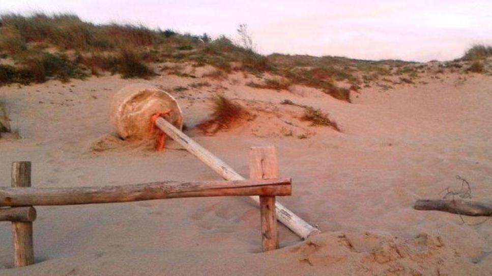 L’inciviltà vive tra le dune, pali divelti e abbandonati