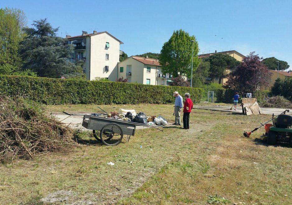 I residenti di S.Vito rimettono a nuovo l’area delle feste