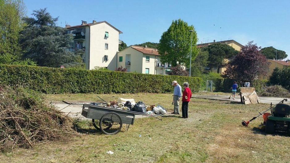 I residenti di S.Vito rimettono a nuovo l’area delle feste