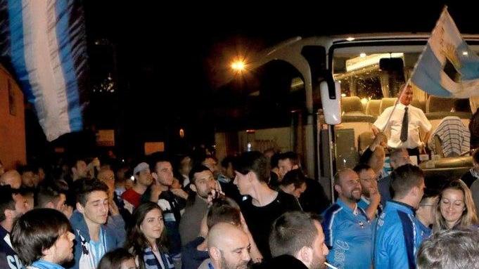 Tra Spal e tifosi un grande abbraccio