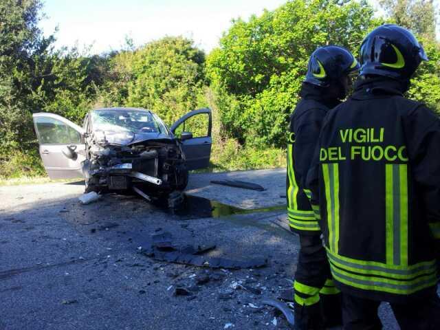 Scontro sull'Emilia, due feriti