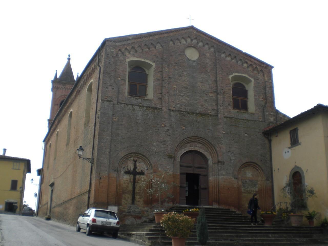 La pieve di Marti nelle cui vicinanze si trovava la statua in gesso della madonna rubata 