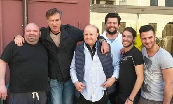 Boldi e Max Tortora a spasso in paese