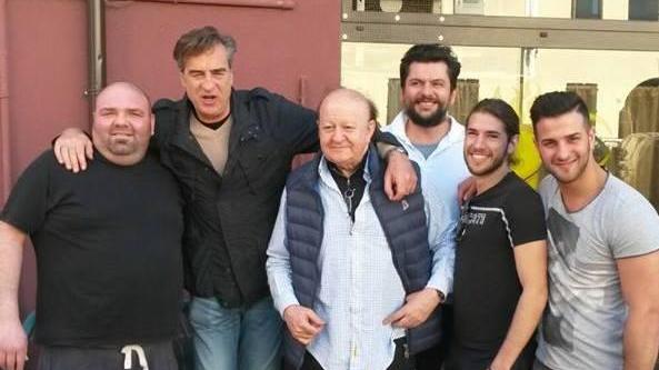 Boldi e Max Tortora a spasso in paese