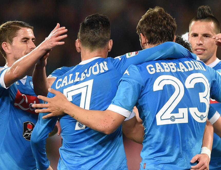 Napoli show con Gabbiadini e Mertens scatenati 