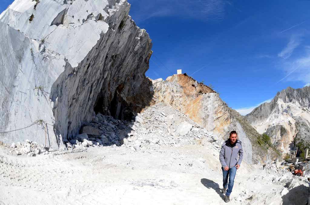 La cava Antonioli dopo l'incidente