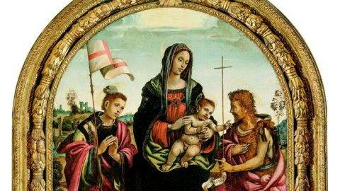La pala dell'udienza di Filippino Lippi